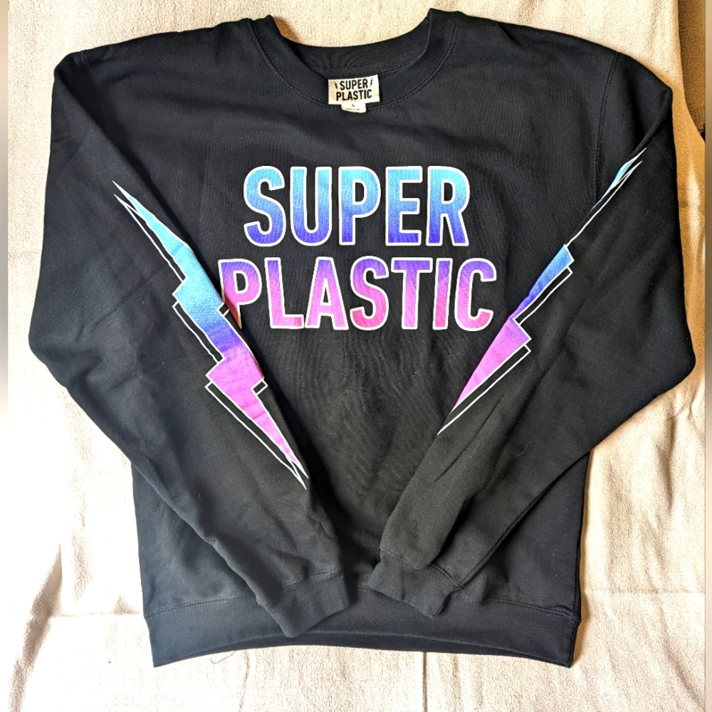 Superplastic Black Sweater - L